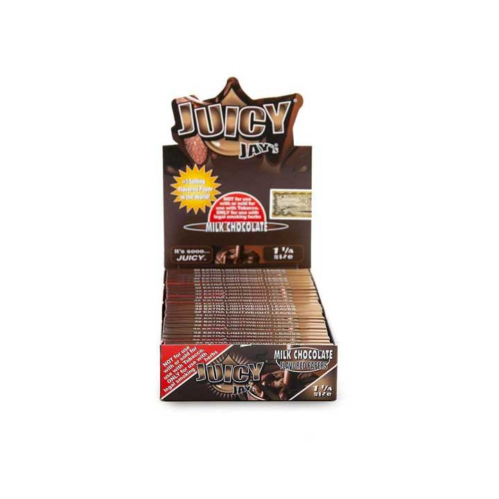 Juicy Jays Milk Chocolate Papers 1 1/4 Alternative LA Vapor Wholesale 