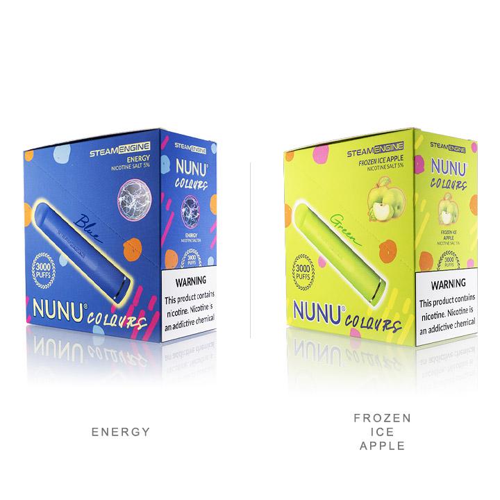 Steam Engine Vape NuNu Colours Disposable