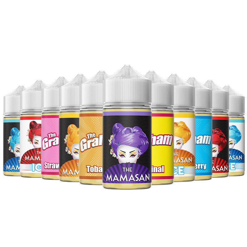 The Mamasan E-Liquids Collection 60ml - VJD Wholesale