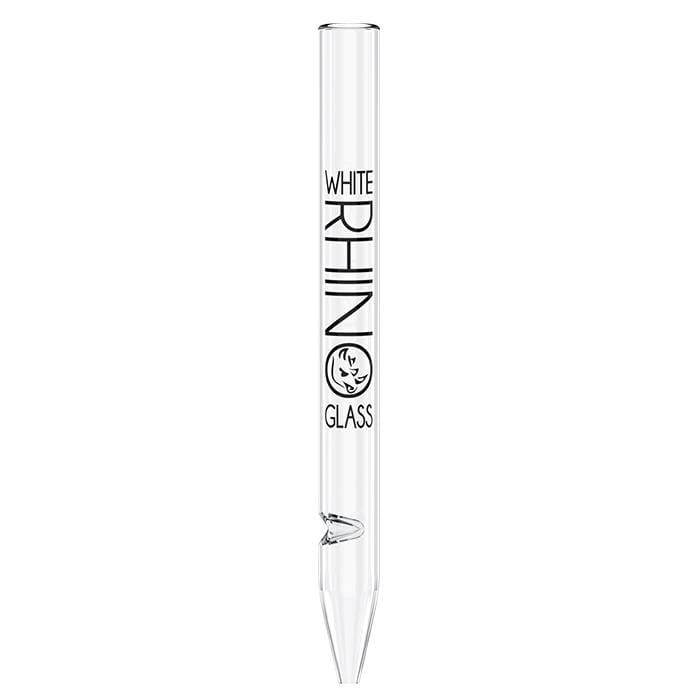 White Rhino Pyrex Glass Straw Display Alternative LA Vapor Wholesale 